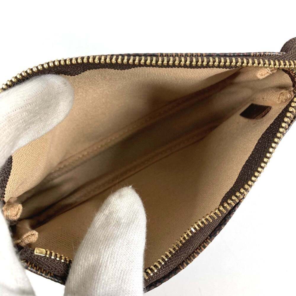 LOUIS VUITTON Brown Damier Canvas Pochette Pouch - Picture 9 of 9